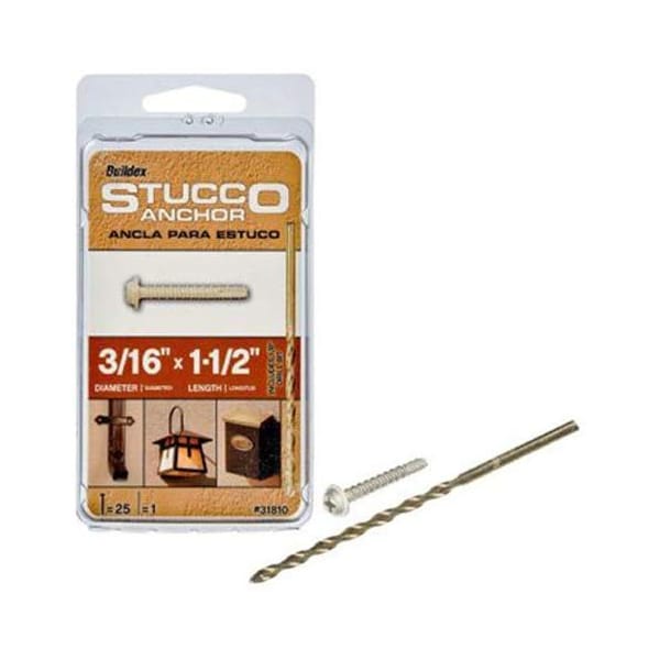 Itw SAMMYS Concrete Screw, 3/16" Dia., Round, 1 1/2 in L, Stainless Steel 31810 - main